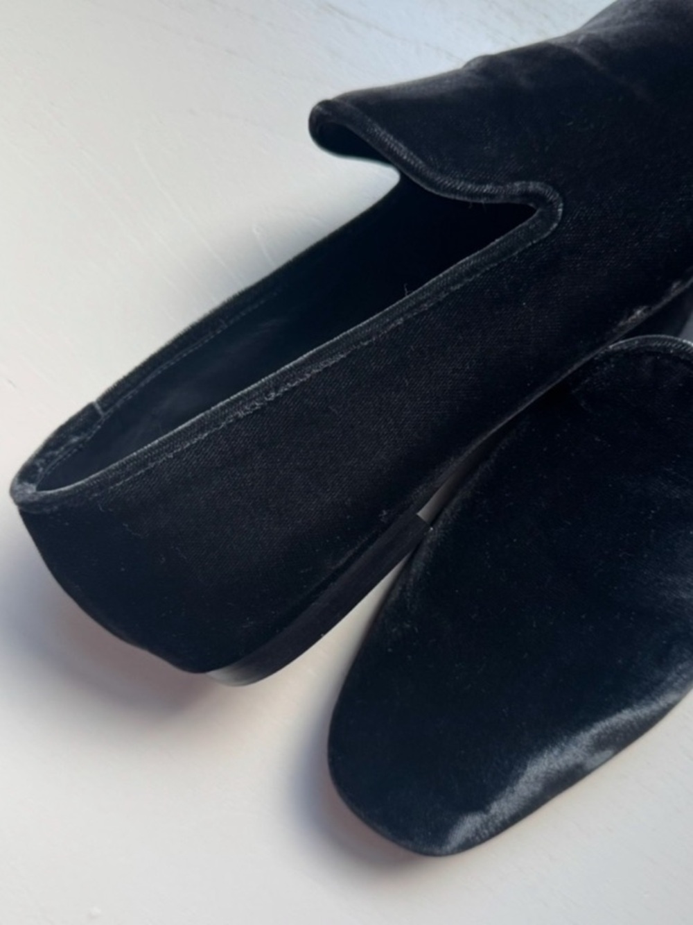 Vince Bray Velvet Smoking Loafers - Picture 5 of 15